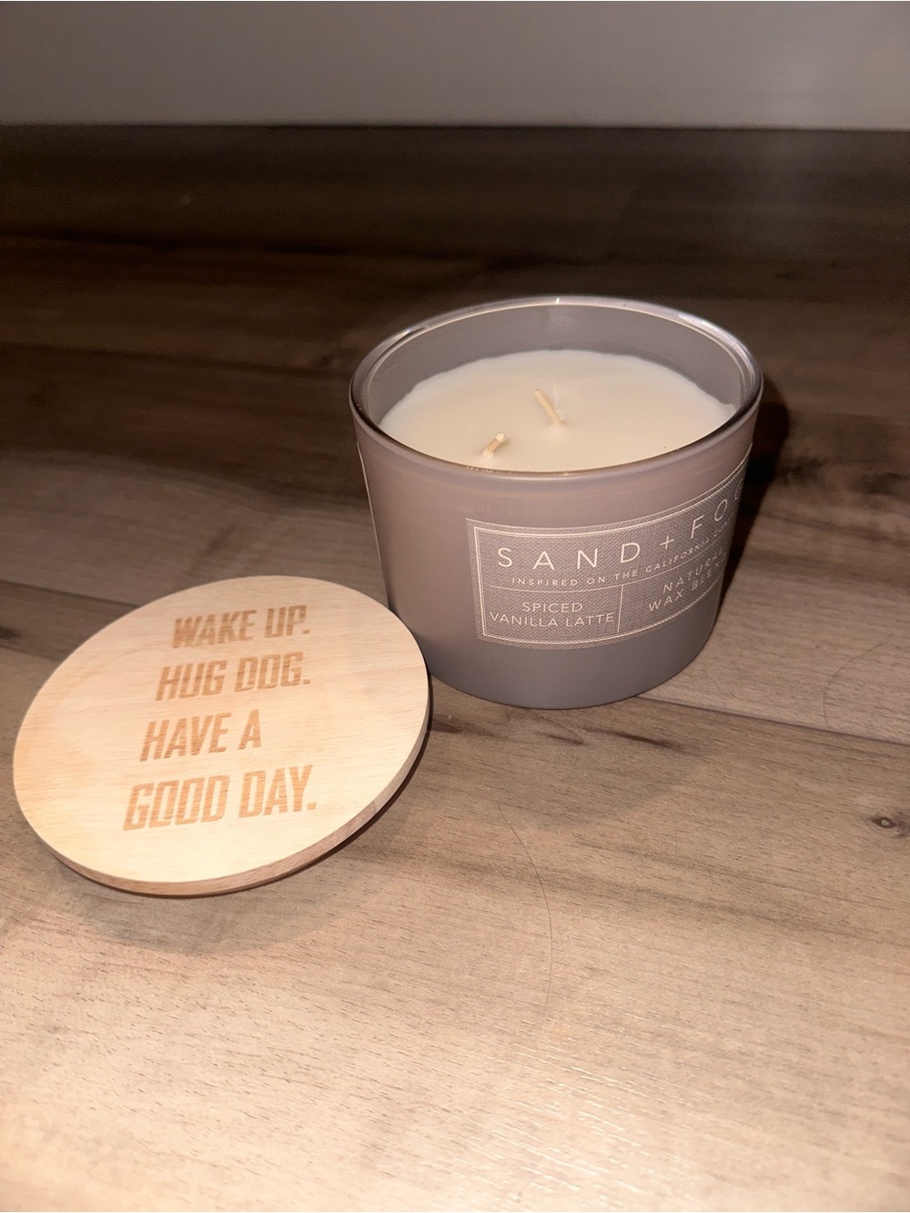 Spiced Vanilla Latte Scented Candle - Cream ☕️ 🕯️